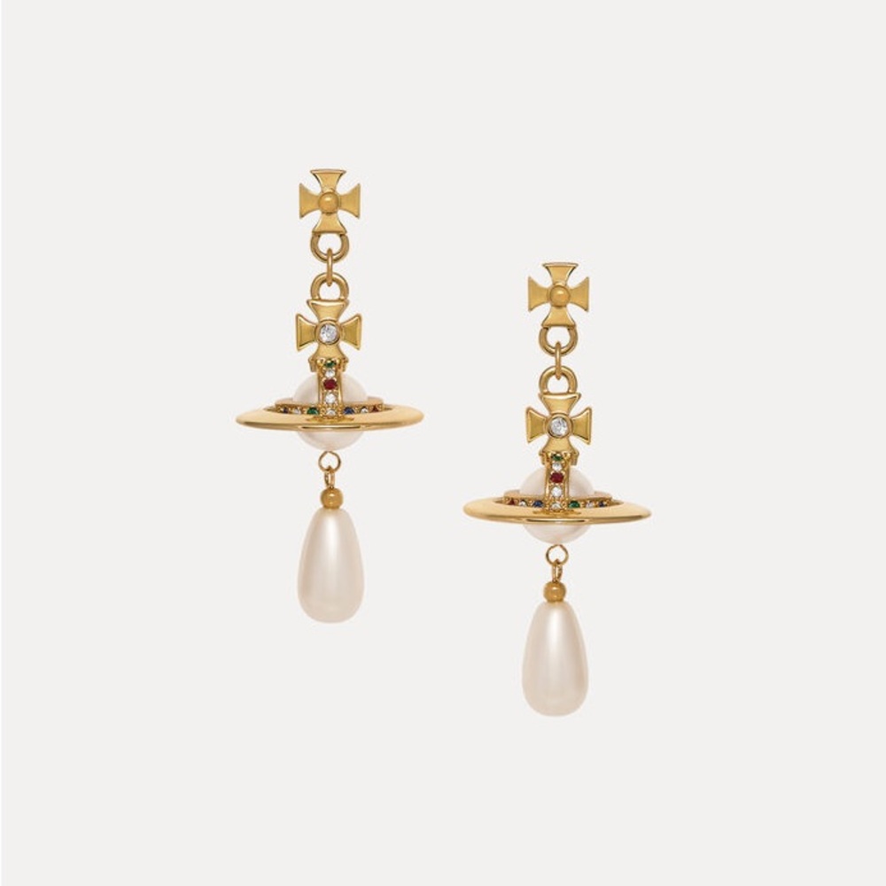 Vivienne Westwood Pearl Drop Earrings